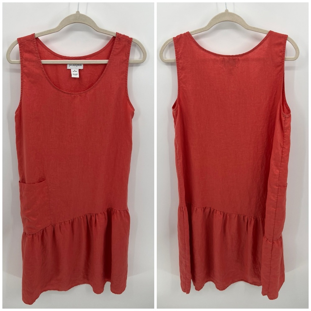 Peck & peck linen lagenlook dress